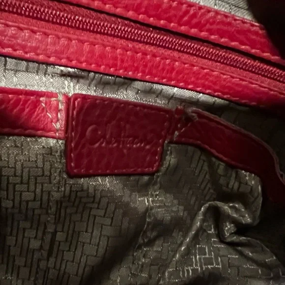 Cole Haan Red pebbled leather tote - Picture 12 of 16